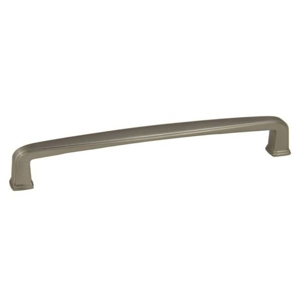 Crown 6-3/4" Cabinet Pull with 6-3/10" Center to Center Satin Nickel Finish CHP83092SN